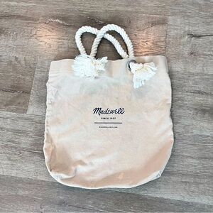 Madewell Canvas Bag Woman’s Medium Rope Handle